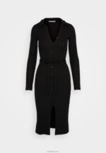 Anna Field kvinner jersey kjole svart P266L183 - Bilde 5