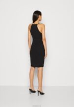 Anna Field kvinner jersey kjole svart P266L188 - Bilde 3