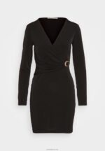Anna Field kvinner jersey kjole svart P266L66 - Bilde 5