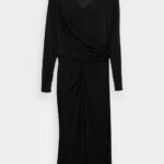 Anna Field kvinner jersey kjole svart P266L67