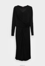 Anna Field kvinner jersey kjole svart P266L67