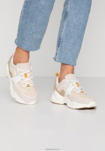 Anna Field kvinner joggesko beige P266L1164