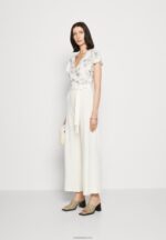 Anna Field kvinner jumpsuit beige/hvit P266L880 - Bilde 2