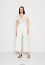 Anna Field kvinner jumpsuit beige/hvit P266L880