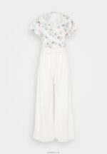 Anna Field kvinner jumpsuit beige/hvit P266L880 - Bilde 5