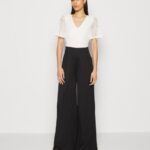 Anna Field kvinner jumpsuit hvit/svart P266L865