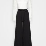 Anna Field kvinner jumpsuit hvit/svart P266L901