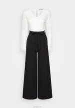Anna Field kvinner jumpsuit hvit/svart P266L901