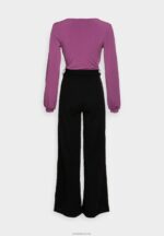 Anna Field kvinner jumpsuit lilla/svart P266L887 - Bilde 2