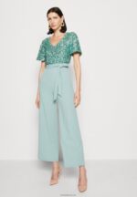 Anna Field kvinner jumpsuit lysegrønn P266L904 - Bilde 4