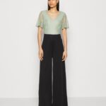 Anna Field kvinner jumpsuit lysegrønn/svart P266L871