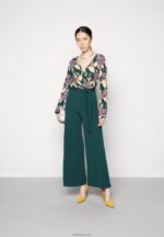 Anna Field kvinner jumpsuit mørkegrønn/gul P266L899 - Bilde 2