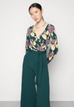 Anna Field kvinner jumpsuit mørkegrønn/gul P266L899 - Bilde 4