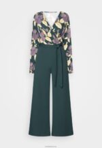 Anna Field kvinner jumpsuit mørkegrønn/gul P266L899 - Bilde 5