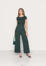 Anna Field kvinner jumpsuit mørkegrønn P266L870 - Bilde 2