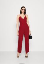 Anna Field kvinner jumpsuit mørkerød P266L882 - Bilde 2