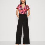 Anna Field kvinner jumpsuit rosa/svart P266L894