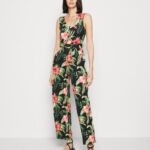 Anna Field kvinner jumpsuit svart/grønn P266L900
