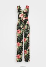 Anna Field kvinner jumpsuit svart/grønn P266L900 - Bilde 5