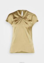 Anna Field kvinner khaki t-skjorte med trykk P266L285 - Bilde 5