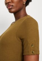 Anna Field kvinner khaki t-skjorte med trykk P266L368 - Bilde 6