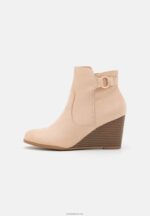 Anna Field kvinner kile ankelstøvletter beige P266L1902 - Bilde 2