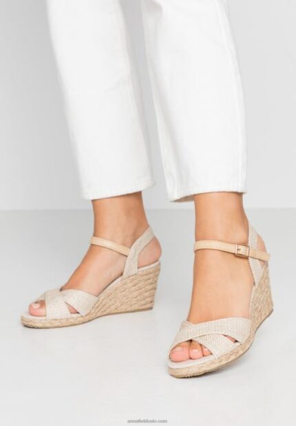 Anna Field kvinner kile sandaler beige P266L1449