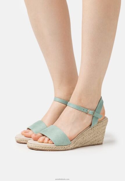 Anna Field kvinner kile sandaler mint P266L1487