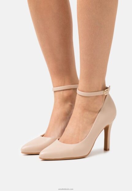 Anna Field kvinner klassiske hæler beige P266L1644