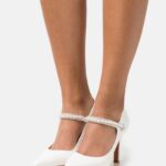 Anna Field kvinner klassiske hæler off-white P266L1652