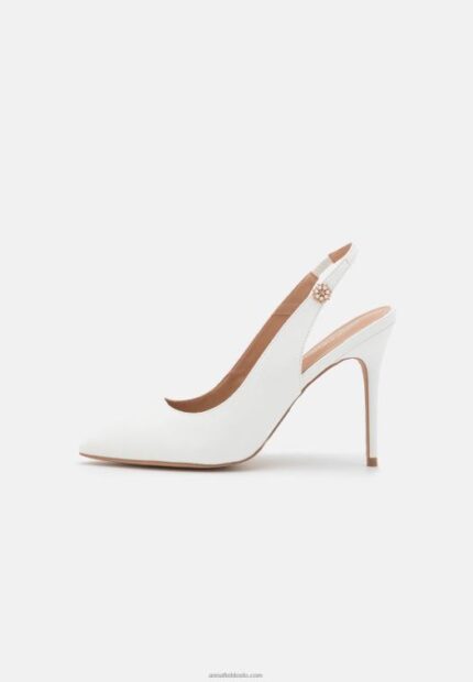 Anna Field kvinner klassiske hæler offwhite P266L1682