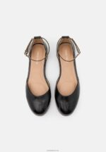 Anna Field kvinner komfort ankelstropp ballettpumps svart P266L2163 - Bilde 6