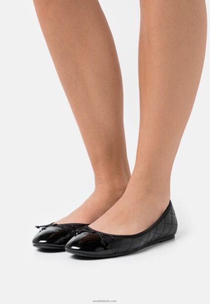 Anna Field kvinner komfort ballett pumps svart P266L2126