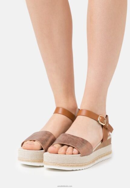 Anna Field kvinner komfort espadriller bronse P266L1483