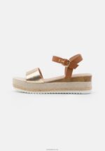 Anna Field kvinner komfort espadriller gull P266L1456 - Bilde 2