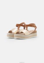 Anna Field kvinner komfort espadriller gull P266L1456 - Bilde 3