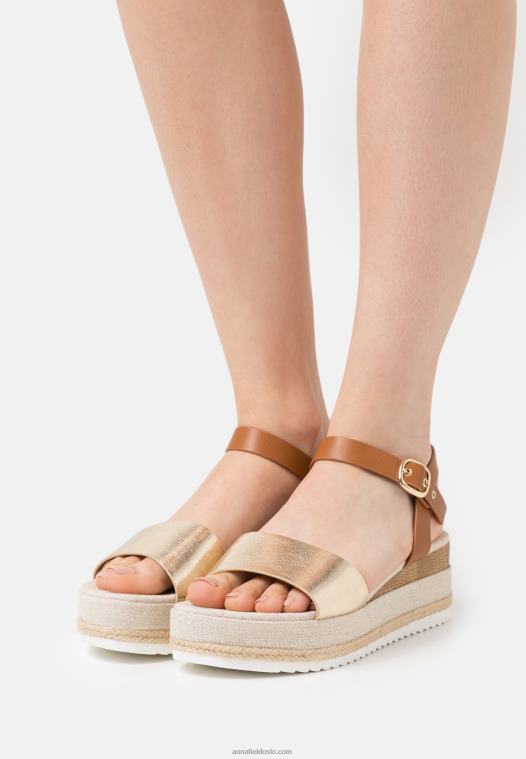 anna_field_kvinner_komfort_espadriller_gull_p266l1456.jpg Anna Field kvinner komfort espadriller gull P266L1456 - Bilde 1