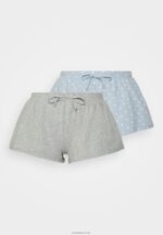 Anna Field kvinner kort 2-paks pyjamasbukse blå P266L1069 - Bilde 5