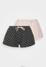 Anna Field kvinner kort 2-paks pyjamasbukse rosa P266L1061 - Bilde 5