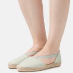 Anna Field kvinner lær espadriller mint P266L1846
