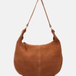 Anna Field kvinner lær håndveske cognac P266L2358