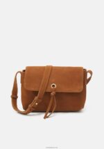 Anna Field kvinner lær over body bag cognac P266L2554
