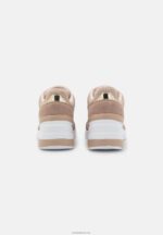 Anna Field kvinner lærmix joggesko beige P266L1215 - Bilde 4