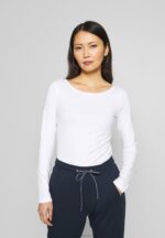Anna Field kvinner langermet topp hvit P266L571