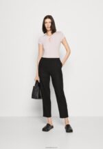 Anna Field kvinner lin mix bukse svart P266L611 - Bilde 2