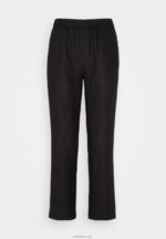 Anna Field kvinner lin mix bukse svart P266L611 - Bilde 5