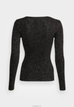 Anna Field kvinner lurex genser svart P266L854 - Bilde 2