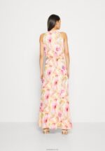 Anna Field kvinner maxi kjole hvit/rosa P266L223 - Bilde 3