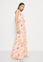 Anna Field kvinner maxi kjole hvit/rosa P266L223 - Bilde 4