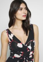 Anna Field kvinner maxi kjole svart/rosa P266L143 - Bilde 4